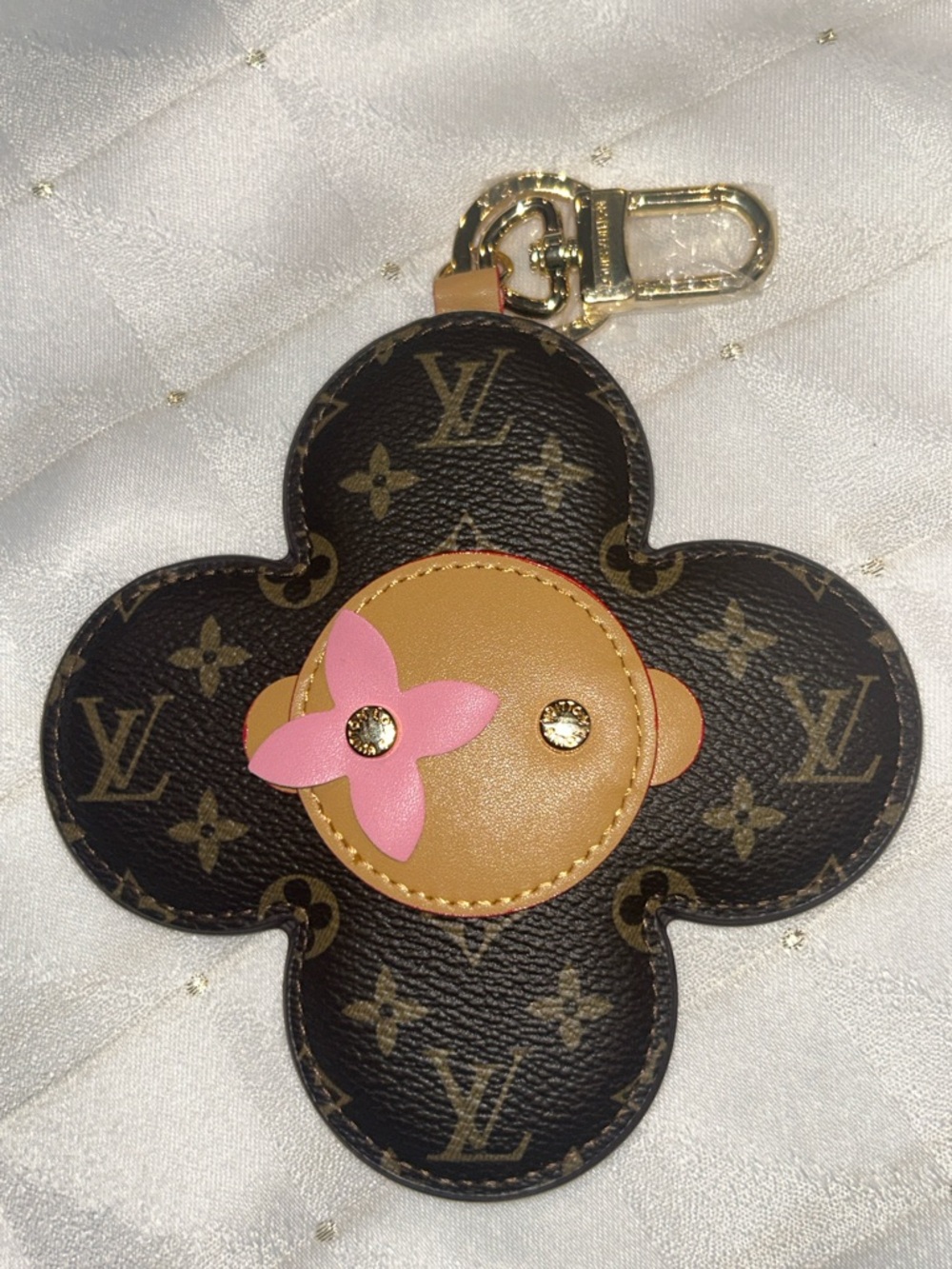 FLOWER BAG CHARM - Picture 2 of 3